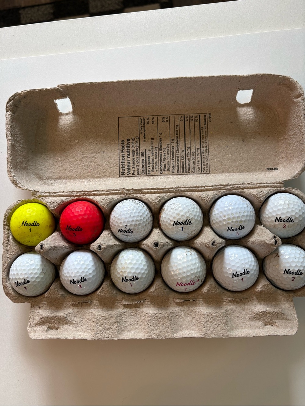 Gently Used NOODLE Golf  Balls.   5️⃣